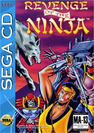 Box cover for Revenge of the Ninja on the Sega CD.