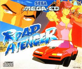 Box cover for Road Avenger on the Sega CD.