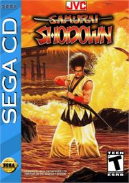 Box cover for Samurai Shodown / Samurai Spirits on the Sega CD.