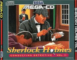 Box cover for Sherlock Holmes Consulting Detective: Volume 2 on the Sega CD.