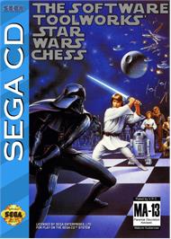 Box cover for Star Wars Chess on the Sega CD.