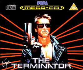 Box cover for Terminator on the Sega CD.
