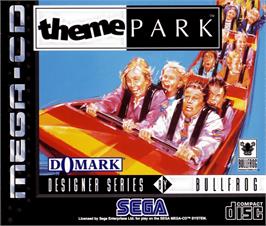 Box cover for Theme Park on the Sega CD.
