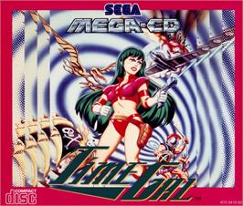 Box cover for Time Gal on the Sega CD.