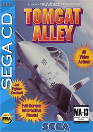 Box cover for Tomcat Alley on the Sega CD.