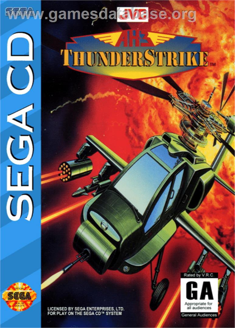 AH-3 Thunderstrike - Sega CD - Artwork - Box