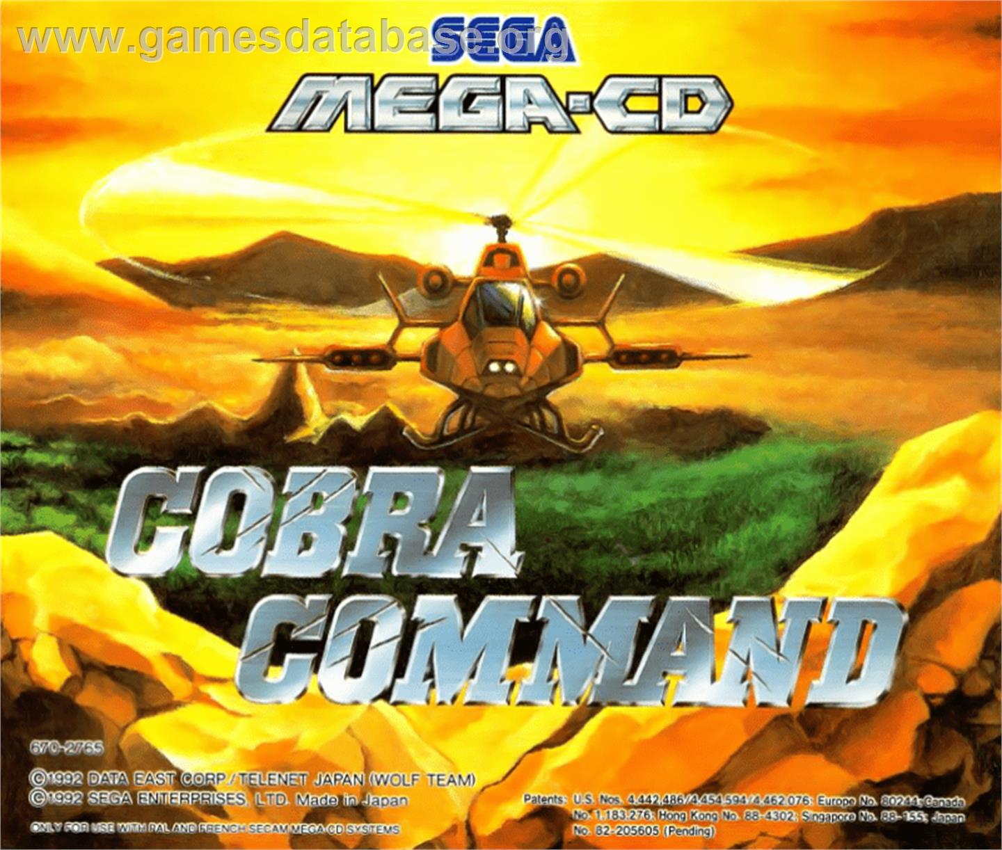 Cobra Command - Sega CD - Artwork - Box