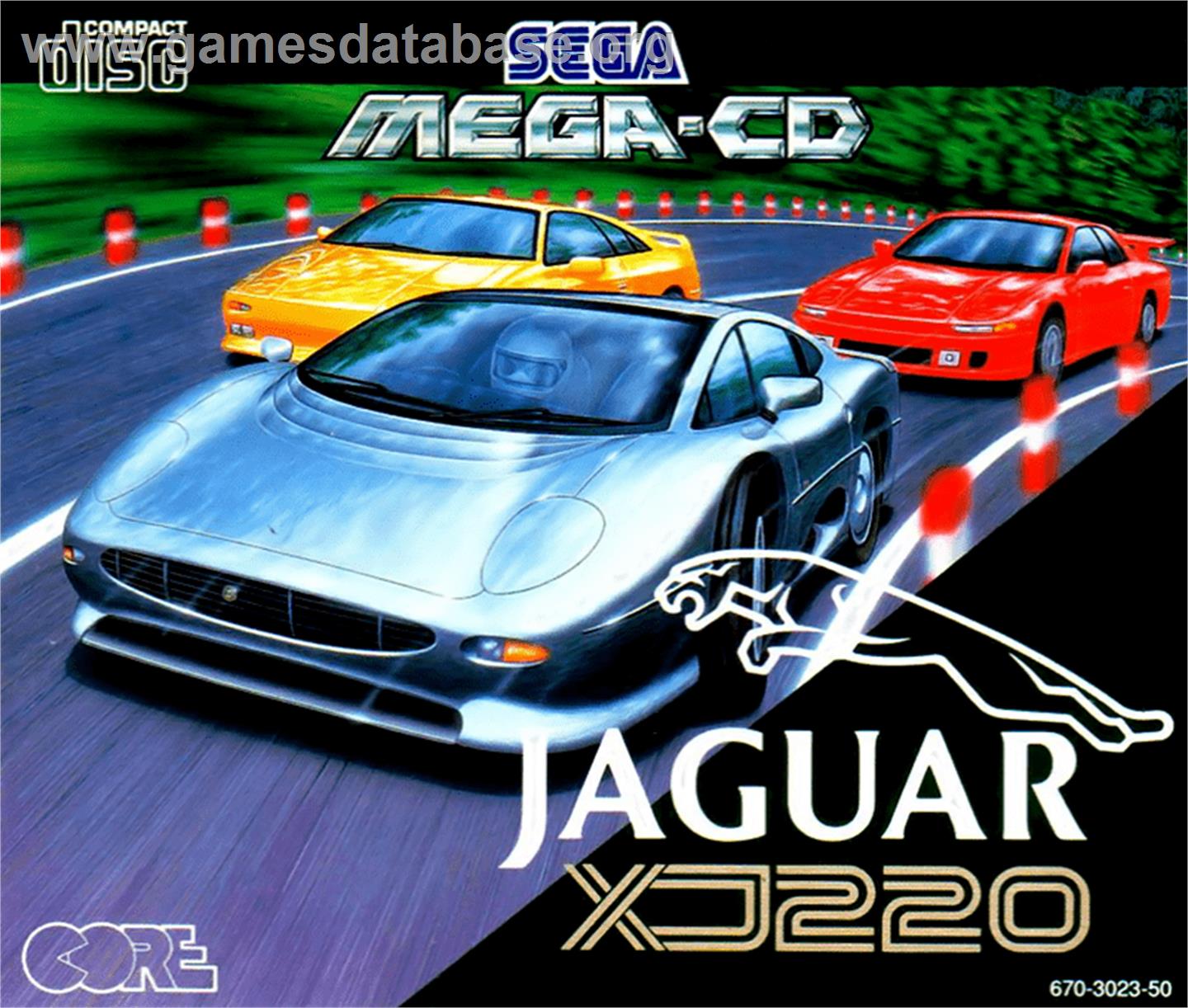 Jaguar XJ220 - Sega CD - Artwork - Box