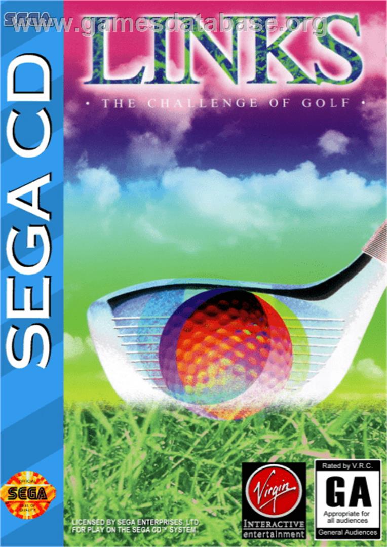 Links: The Challenge of Golf - Sega CD - Artwork - Box