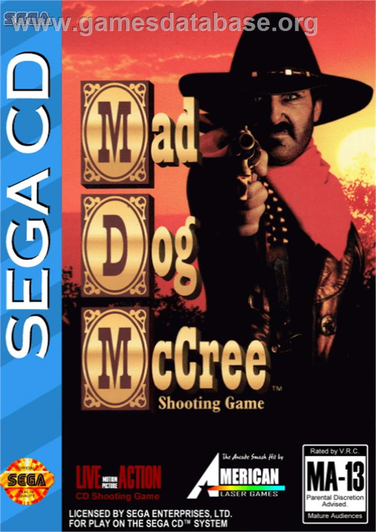 Mad Dog McCree v2.03 board rev. B - Sega CD - Artwork - Box