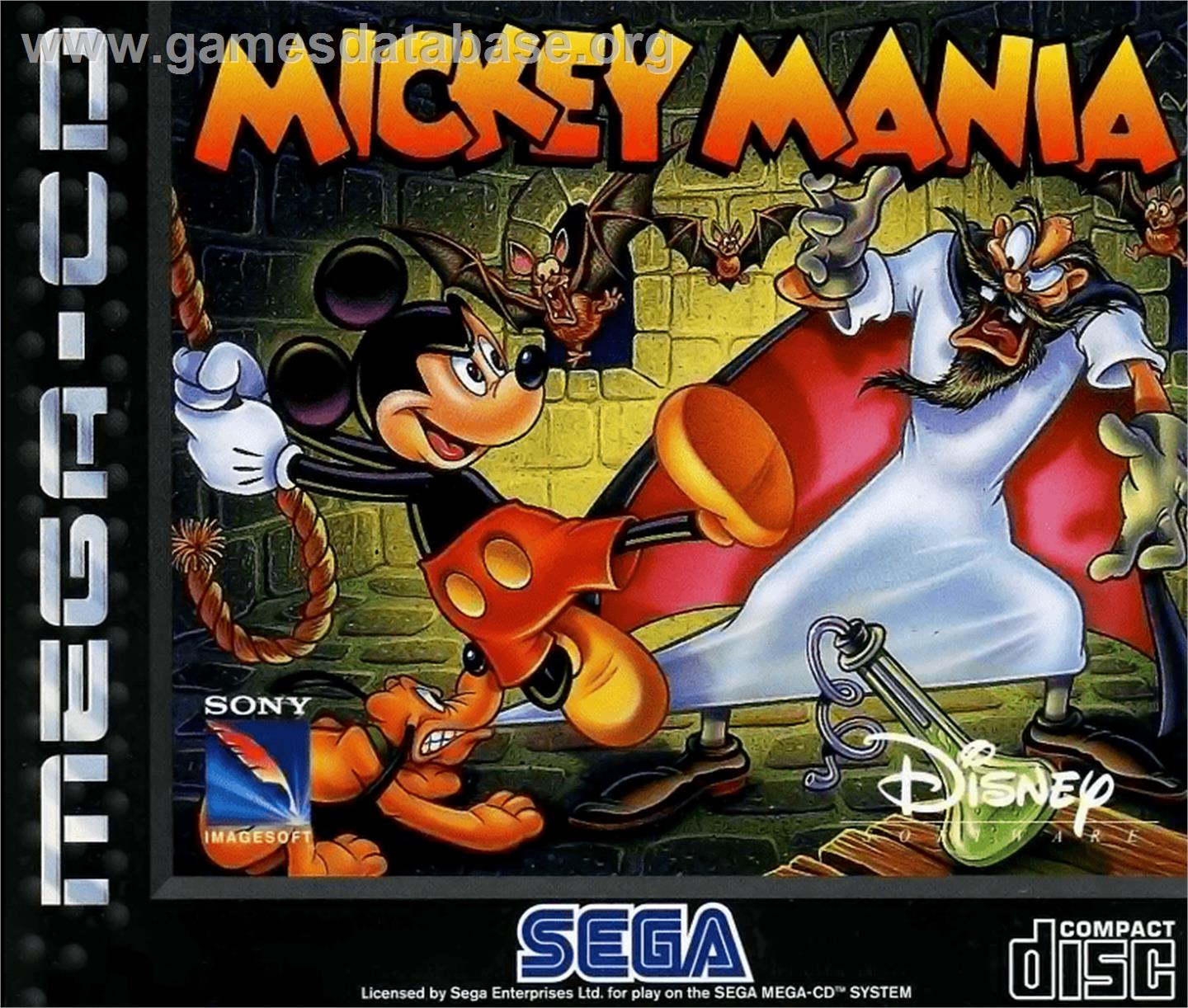 Mickey Mania - Sega CD - Artwork - Box