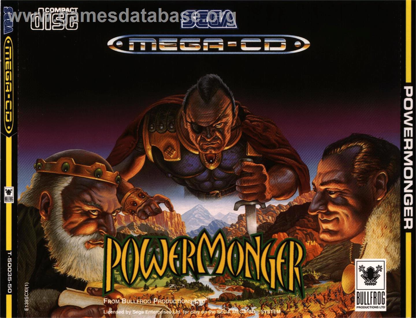 Powermonger - Sega CD - Artwork - Box