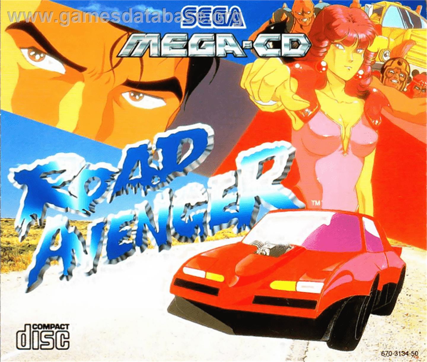 Road Avenger - Sega CD - Artwork - Box