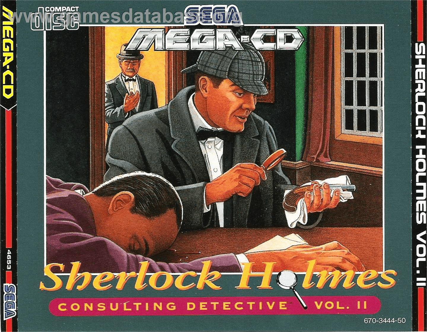 Sherlock Holmes Consulting Detective: Volume 2 - Sega CD - Artwork - Box