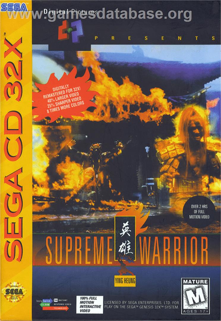 Supreme Warrior - Sega CD - Artwork - Box