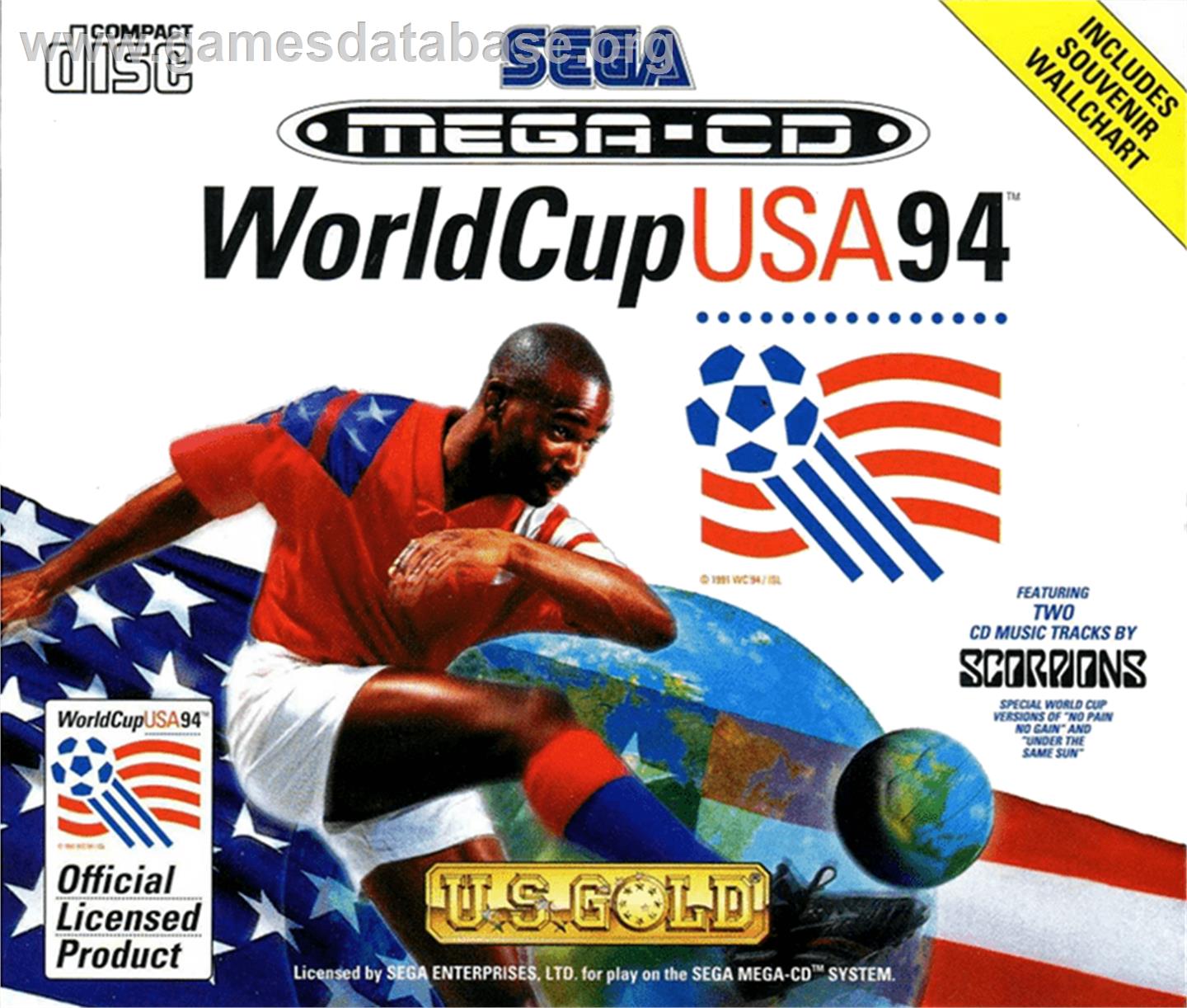 World Cup USA '94 - Sega CD - Artwork - Box