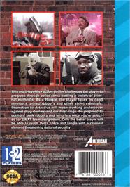Box back cover for Crime Patrol v1.4 on the Sega CD.