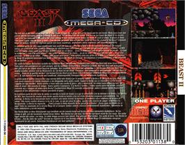 Box back cover for Shadow of the Beast 2 on the Sega CD.