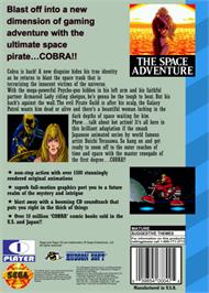 Box back cover for Space Adventure on the Sega CD.