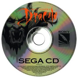 Artwork on the CD for Bram Stoker's Dracula on the Sega CD.