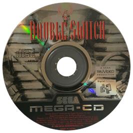 Artwork on the CD for Double Switch on the Sega CD.