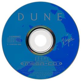 Artwork on the CD for Dune on the Sega CD.