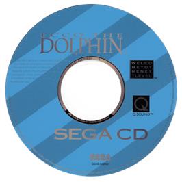 Artwork on the CD for Ecco the Dolphin on the Sega CD.