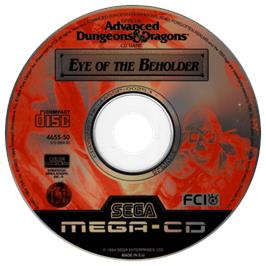 Artwork on the CD for Eye of the Beholder on the Sega CD.