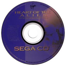 Artwork on the CD for Heart of the Alien: Out of this World parts I and 2 on the Sega CD.