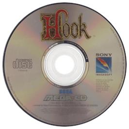 Artwork on the CD for Hook on the Sega CD.
