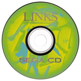 Artwork on the CD for Links: The Challenge of Golf on the Sega CD.