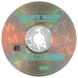 Artwork on the CD for Make My Video: Marky Mark and the Funky Bunch on the Sega CD.