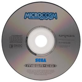 Artwork on the CD for Microcosm on the Sega CD.