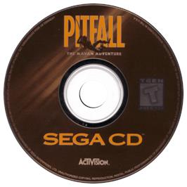 Artwork on the CD for Pitfall: The Mayan Adventure on the Sega CD.