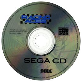 Artwork on the CD for Racing Aces on the Sega CD.
