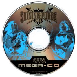 Artwork on the CD for Shining Force CD on the Sega CD.