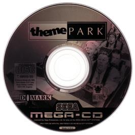 Artwork on the CD for Theme Park on the Sega CD.
