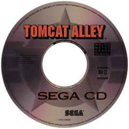 Artwork on the CD for Tomcat Alley on the Sega CD.