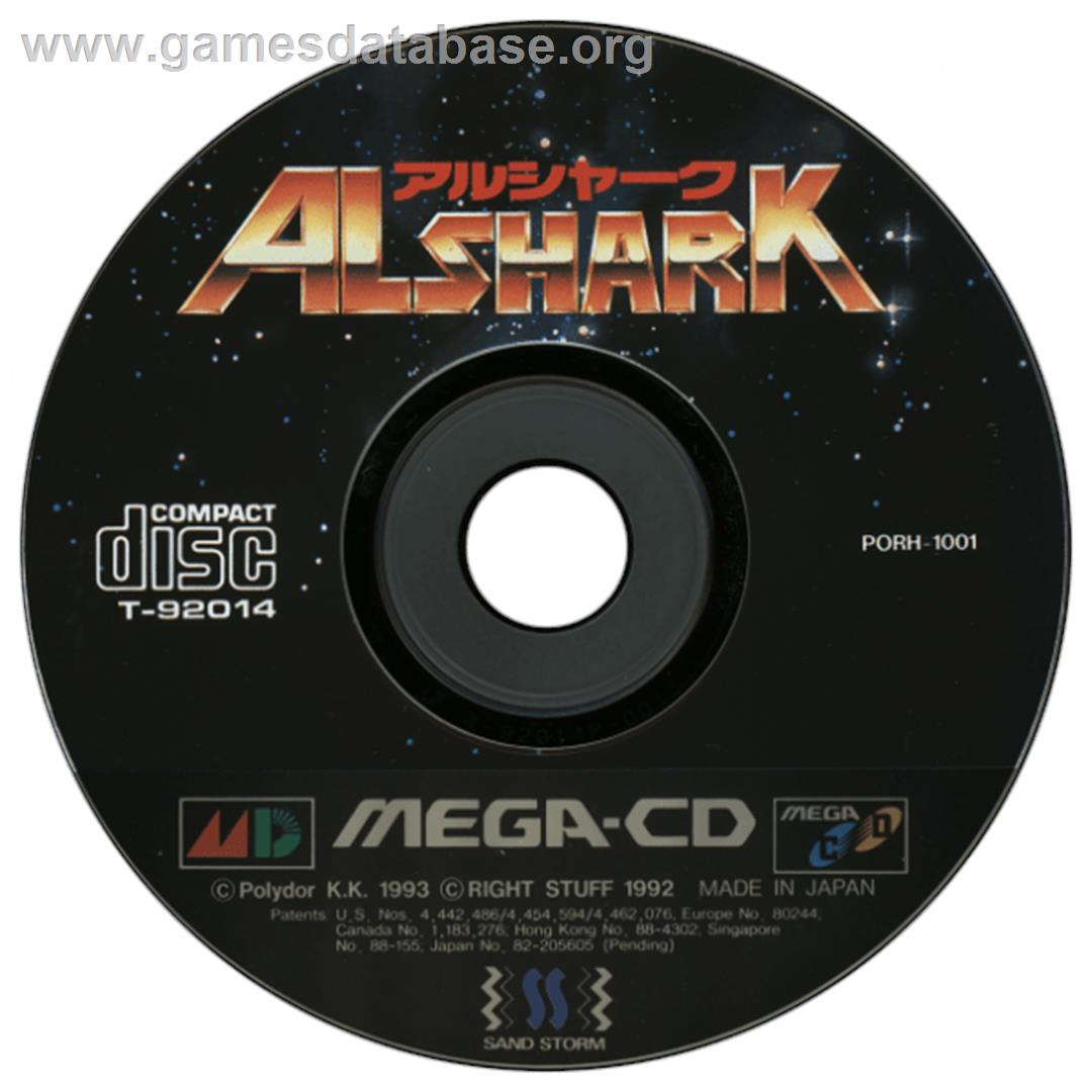 Alshark - Sega CD - Artwork - CD