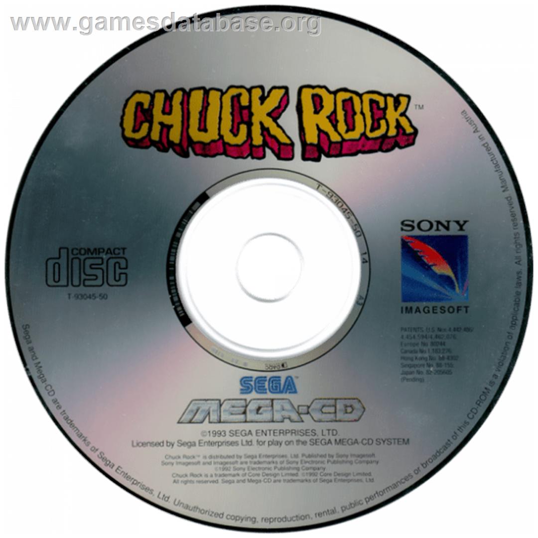 Chuck Rock - Sega CD - Artwork - CD