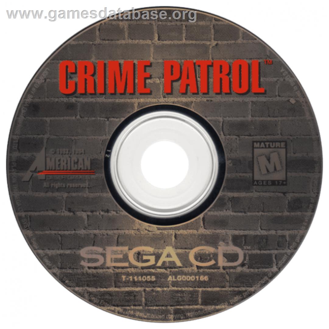 Crime Patrol v1.4 - Sega CD - Artwork - CD