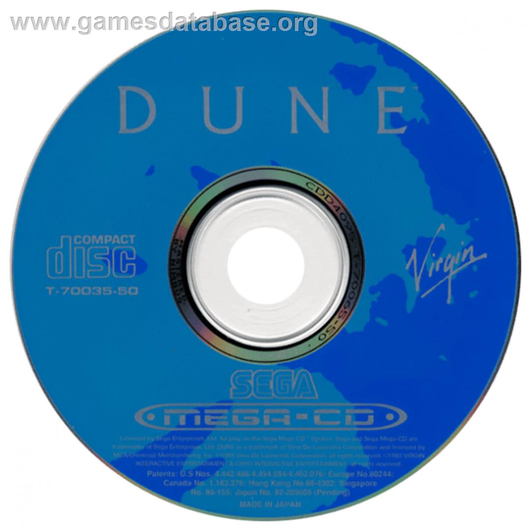 Dune - Sega CD - Artwork - CD