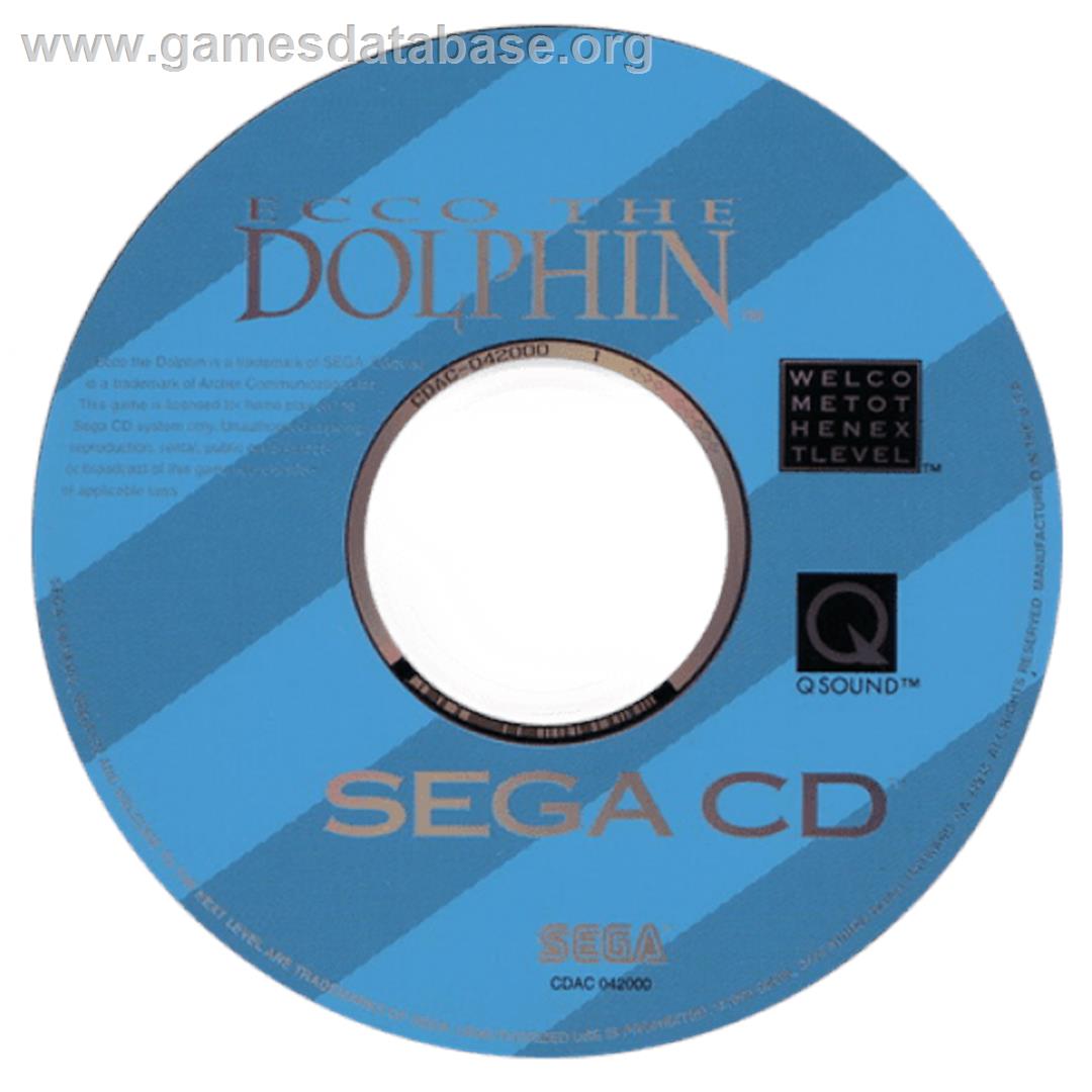 Ecco the Dolphin - Sega CD - Artwork - CD