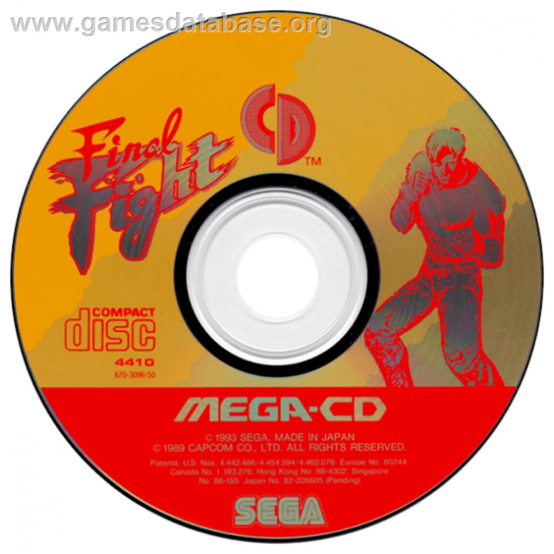 Final Fight CD - Sega CD - Artwork - CD