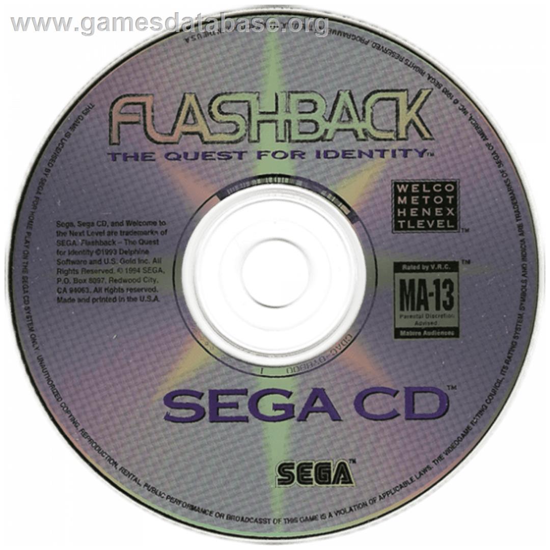 Flashback - Sega CD - Artwork - CD