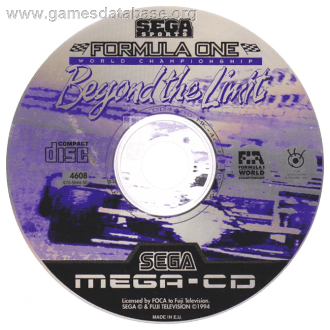Formula 1 World Championship: Beyond the Limit - Sega CD - Artwork - CD