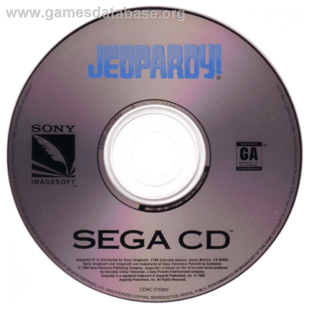 Jeopardy - Sega CD - Artwork - CD