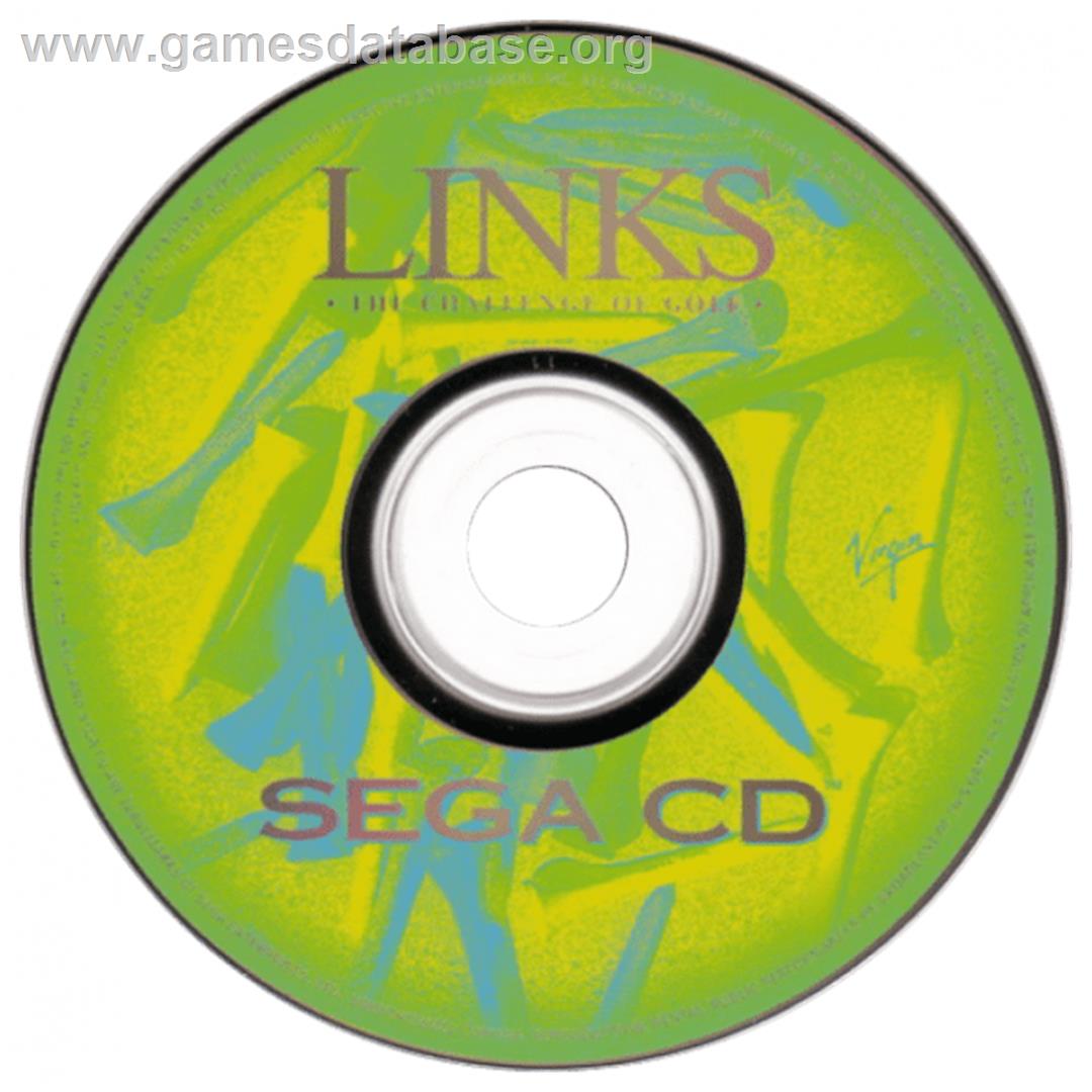 Links: The Challenge of Golf - Sega CD - Artwork - CD