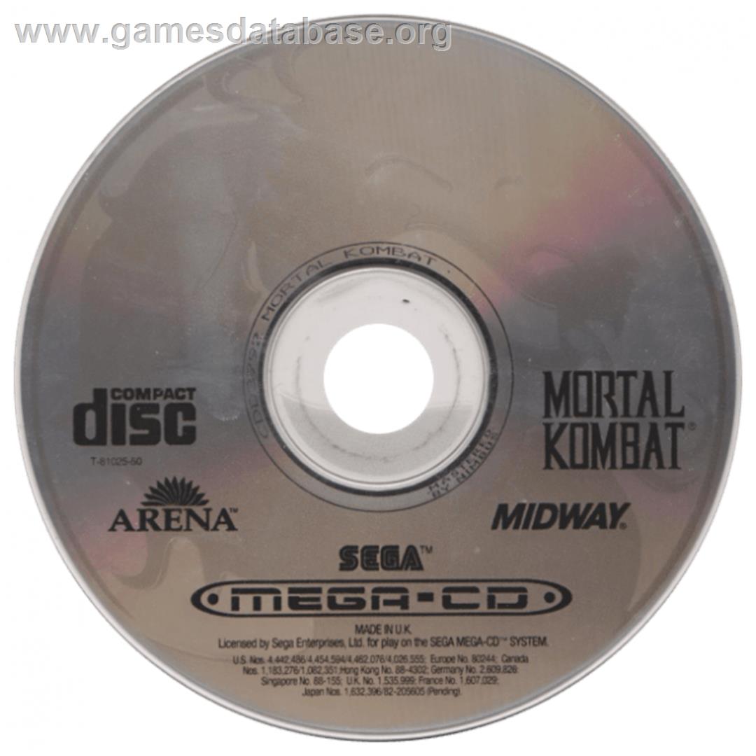 Mortal Kombat - Sega CD - Artwork - CD