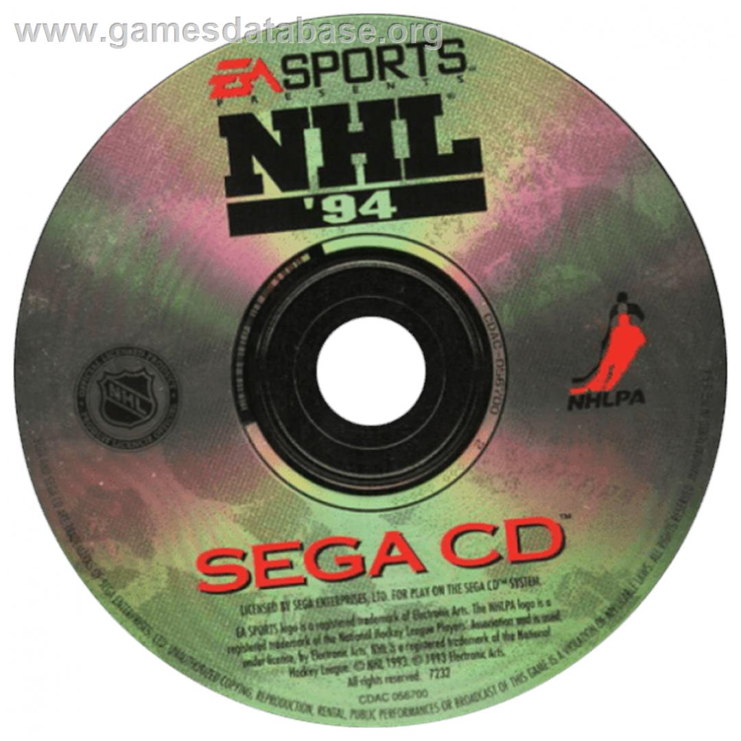 NHL '94 - Sega CD - Artwork - CD